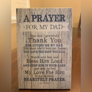 A Prayer for My Dad